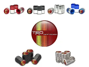 Toyota TRD Reifenventil Abdeckungfür PKWs Pro Finish